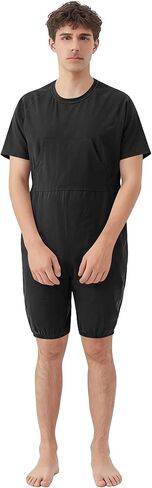 Codida Adaptive Men's Security Back-Zip Jumpsuit - Easy Care Romper for Elderly & Limited Mobility in Saudi Arabia