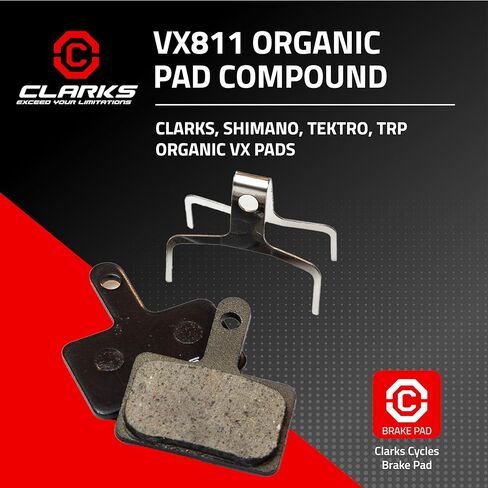 Clarks Cycle Systems Disc Brake Pads, Compatible with Clarks Clout/+/E, M2, Shimano BR-M515, M475, M525, M465, M495 in Saudi Arabia