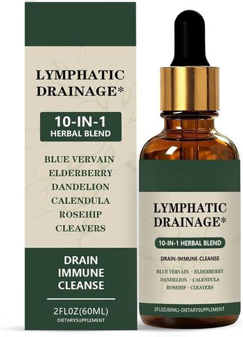 Lymphatic Drainage Drops,Fast-Absorbing,2 fl oz (1PCS) in Saudi Arabia