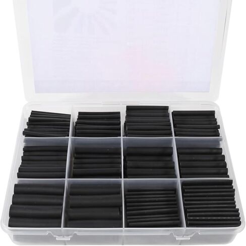 400pcs Heat Shrink Tubing Kit 3:1 Shrink Ratio 7 Sizes Industrial Heat Shrinks Tubing for Industrial Wires Connectors in Saudi Arabia