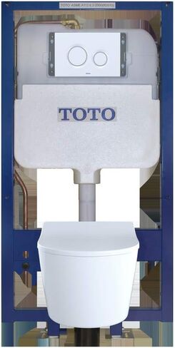 TOTO TWT172M وحدة خزان DuoFit داخل الجدار للمراحيض المعلقة على الحائط مع خط إمداد النحاس N/A in Saudi Arabia