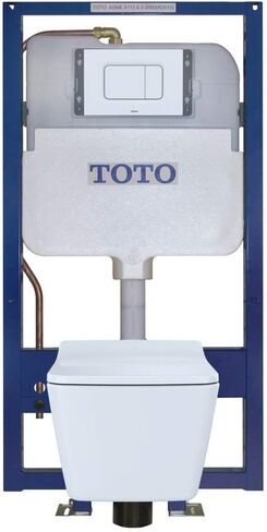 TOTO TWT172M وحدة خزان DuoFit داخل الجدار للمراحيض المعلقة على الحائط مع خط إمداد النحاس N/A in Saudi Arabia