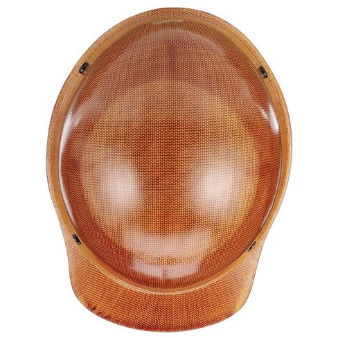 MSA 816651 Skullgard قبعة صلبة للسلامة مع تعليق بسقاطة متأرجحة | غطاء غير مشقوق، مصنوع من راتنج الفينول، أحمال حرارية مشعة تصل إلى 350 فهرنهايت - حجم قياسي باللون الأسمر in Kuwait