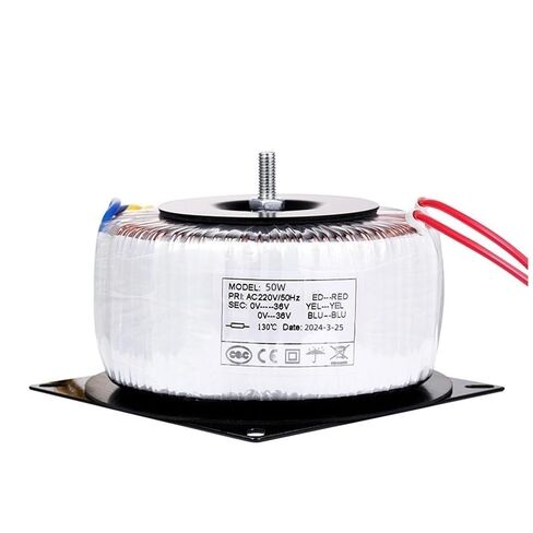 1pcs 100W Toroidal Transformer 110V 220V 230V to 6.3V 12V 24V 55V Power Supply Loop Transformer for Power Amplifier(12V-0-12V_Input 220V) in Saudi Arabia