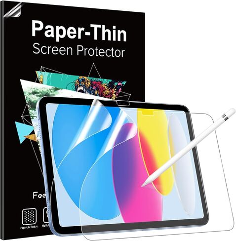 TiMOVO 2 Pack Screen Protector for iPad (A16) 11th Generation 11 inch 2025, iPad 10th Generation 10.9" 2022, Anti-Glare Anti-Scratch PET Film, Support Apple Pencil, Write and Draw Like on Paper, Matte in Saudi Arabia