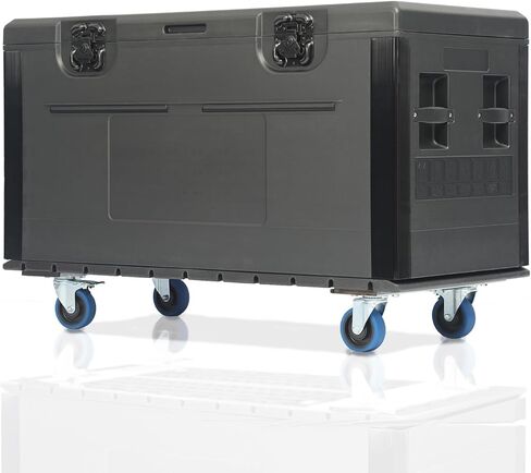 Cable Trunk Road Case with Wheels 44" x 22" x 24" Professional Stackable Heavy Duty ATA Rolling Road Case for DJ Equipment Storage Transport Touring with Casters in Saudi Arabia