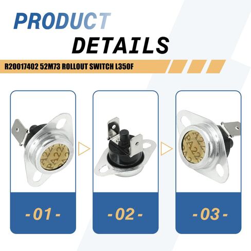 2-Pack R20017402 52M73 مفتاح التشغيل L350F متوافق مع Lennox Ducane Armstrong in Saudi Arabia