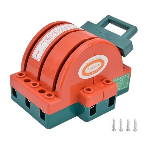 63A Dual Power Disconnector Switch 380V AC Bidirectional Electric Knife Switch for Power Transfer Isolation Industrial Home Generator Circuit in Saudi Arabia