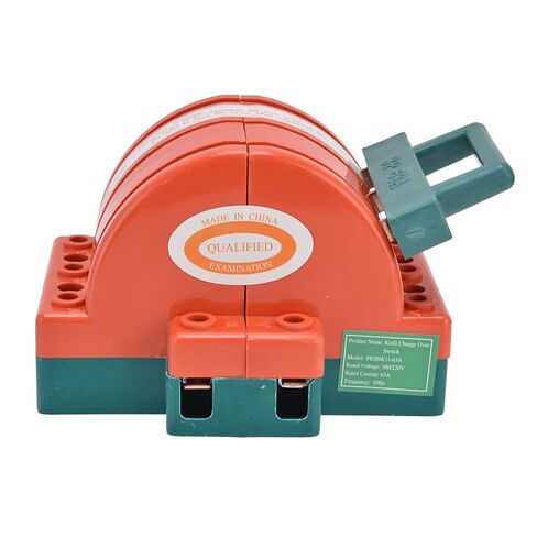63A Dual Power Disconnector Switch 380V AC Bidirectional Electric Knife Switch for Power Transfer Isolation Industrial Home Generator Circuit in Saudi Arabia