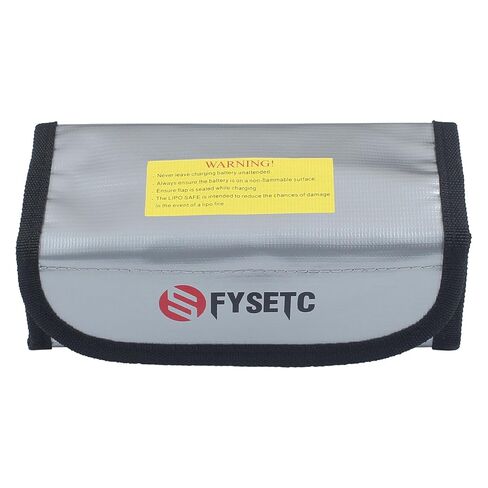 FYSETC Upgraded Spare Parts for FDM Printers: Fireproof Storage Bag for LiPoBattery and Other Power Adapter for P2S P1P P1S A1 X1C H2S H2D H2C 5M Pro AD5X Kobra3 Max Silver in Saudi Arabia