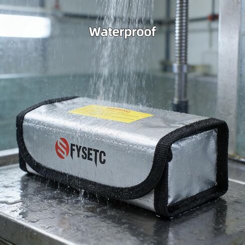 FYSETC Upgraded Spare Parts for FDM Printers: Fireproof Storage Bag for LiPoBattery and Other Power Adapter for P2S P1P P1S A1 X1C H2S H2D H2C 5M Pro AD5X Kobra3 Max Silver in Saudi Arabia
