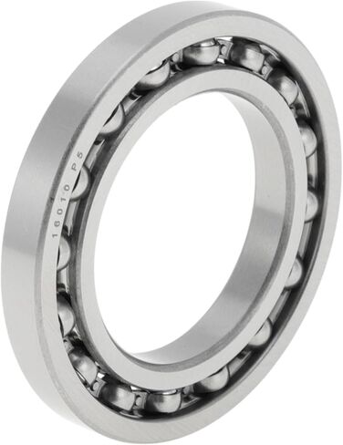 16010 Deep Groove Ball Bearings 50x80x10mm P5 Open Type Lubricated Bearings 1 Pc Car Scooter Skateboard Wheel Universal Silver Tone in Saudi Arabia