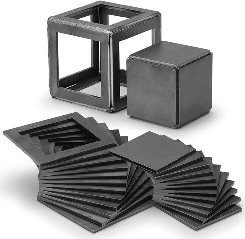 Welding Practice Kit – 36 PCS 3.6" & 2.6" High-Quality Welding Coupons, 9 Gauge Steel Plates for TIG, MIG, Stick Welding, Perfect for Skill Improvement in Saudi Arabia