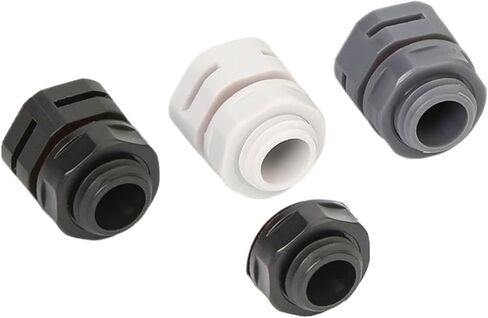 20PCS Waterproof Vent Plug M12*1.5 PA66 Black/Grey/White Nylon Breathable Screw Vent Valve(Black,M12X1.5_20PCS) in Kuwait