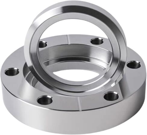 1pcs Rotatable 4.50-Inch Bored Conflat Flange with 8 Tapped Bolt Holes - Stainless Steel Ultra-High Vacuum Fitting(CF25-1") in Saudi Arabia