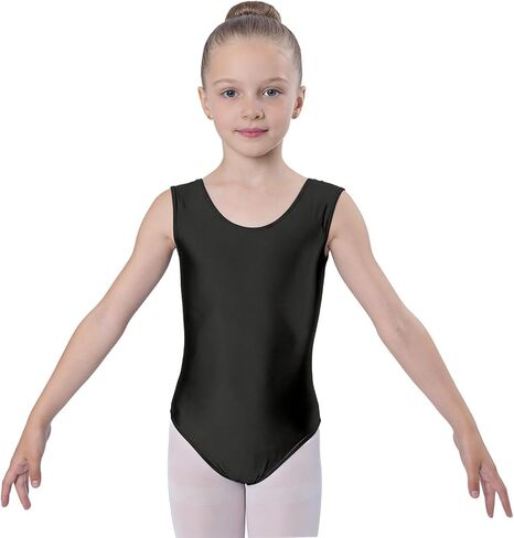 Wildarms Girls Sleeveless Ballet Leotard for Dance and Gymnastics, Camisole Style Dance Wear with Soft Fabric in Saudi Arabia