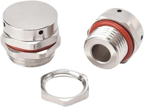 1PCS Metal Waterproof Vent Plug M5/6/8/10/12/16/18/20 Nickel Plated Brass Screw In Protective Breathers Vent Valves(M18X1.5) in Kuwait
