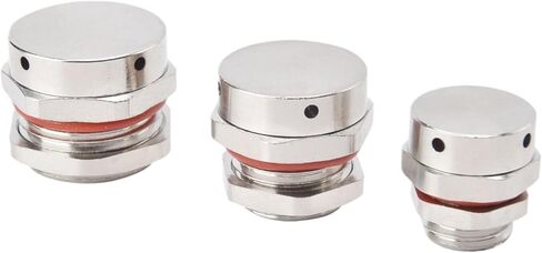 1PCS With Nut Metal Waterproof Vent Plug M5-M20 Nickel Plated Brass Screw In Protective Breathers Vent Valves(M18X1.5) in Kuwait