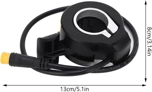 130X Ebikes Thumb Throttle، دراجة كهربائية 3pin Thumb Throttle، موصل التحكم في السرعة E Bike Accelerator لملحقات الدراجات الكهربائية سكوتر in Saudi Arabia