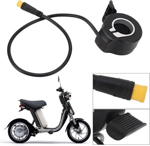 130X Ebikes Thumb Throttle، دراجة كهربائية 3pin Thumb Throttle، موصل التحكم في السرعة E Bike Accelerator لملحقات الدراجات الكهربائية سكوتر in Saudi Arabia