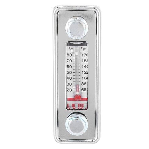 Hydraulic Oil Level Gauge with Thermometer, Max 80 C/176 F, Fluid Level Sight Oil Gauge Screw Mounted(LS-3/4.5") in Saudi Arabia