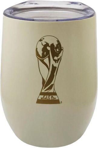 كوب النبيذ الرسمي لكأس العالم FIFA 2026 سعة 12 أونصة - مصنوع من الفولاذ المقاوم للصدأ بجدار مزدوج - تصميم متين in Kuwait