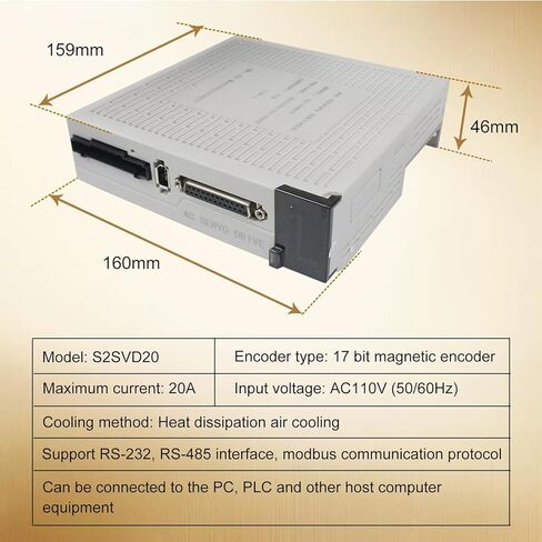 RATTMMOTOR YPMC-1000W 110V Servo Motor Kit, Servo Motor with Servo Motor Driver CNC Controller Kit for CNC Engraver Milling Machine/Robot (Without Brake) in Saudi Arabia