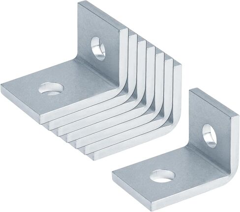 heneng 8 Pcs 2 Hole Cross Corner Angle Bracket for 1-5/8" Strut Channel, 90 Degree Fitting Strut Connector, 1/4" Thick in Saudi Arabia