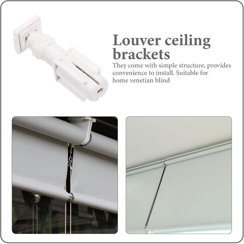 4 قطع من ستائر BESPORTBLE، دعامات تركيب بدون مثقاب، أدوات تثبيت ستائر النوافذ للظلال الدوارة الداخلية وتثبيت الستائر in Kuwait