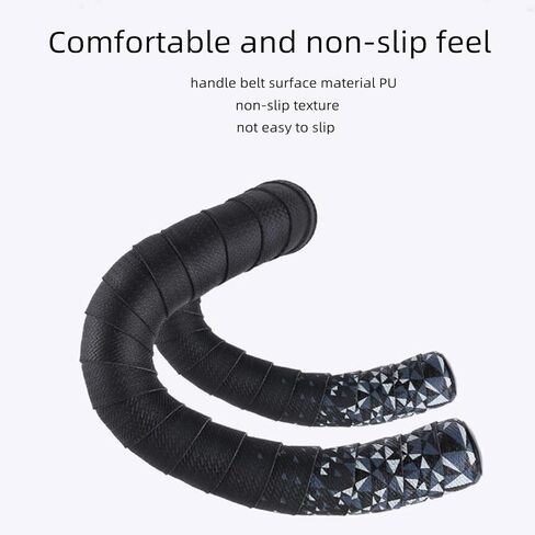 Bike Handlebar Tapes for Road Mountain Bicycle Soft PU+EVA Anti-Slip Shock-Proof Bicycle Bar Tapes Cushioned Comfort Cycling Wrap Tapes,2-Roll of Red in Saudi Arabia