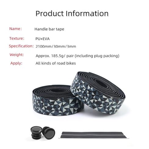 Bike Handlebar Tapes for Road Mountain Bicycle Soft PU+EVA Anti-Slip Shock-Proof Bicycle Bar Tapes Cushioned Comfort Cycling Wrap Tapes,2-Roll of Red in Saudi Arabia