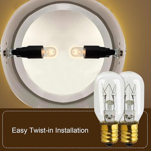 20W 120V Makeup Mirror Bulb for Conair RP34B Incandescent Mirror Replacement Bulbs, E12 Candle Holder Base, 2700K 2-Pack in Kuwait