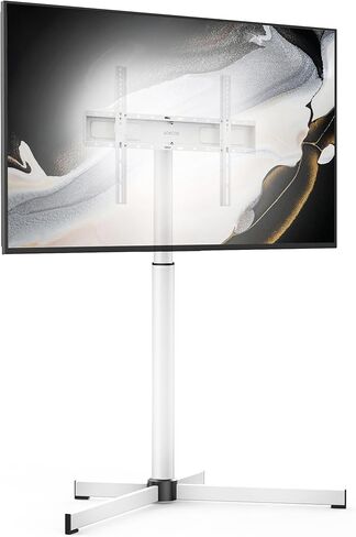 منصة تلفزيون أرضية دوارة حديثة من 32-65 بوصة تصل إلى 88 رطلاً ، و 12 مستويات قابلة للتعديل مع إمالة ، ومساحة للتلفزيون ، حامل غرفة المعيشة/غرفة نوم ، قاعدة حديدية ، أقصى VESA 600x400mm in Kuwait