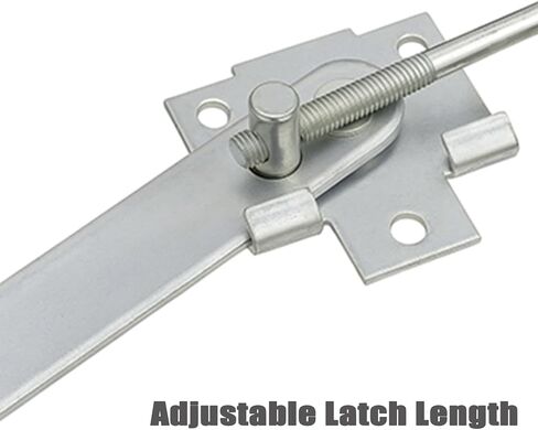 Zinc Barn Door Jamb Latch with Hook 7" Cam Latch Sliding Door, Keeping Doors Tight, Adjustable Latch Length, National Hardware Cam Action Jamb Latch in Saudi Arabia