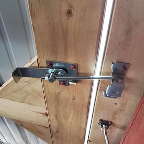 Zinc Barn Door Jamb Latch with Hook 7" Cam Latch Sliding Door, Keeping Doors Tight, Adjustable Latch Length, National Hardware Cam Action Jamb Latch in Saudi Arabia