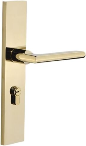 Golden Door Lock Indoor Bedroom Door Lock Bird Split Magnetic Silent Door Lock Home Lock Wooden Door Handle(A Bright Gold silentwith Key) in Saudi Arabia