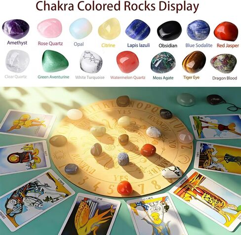 7 PCS Crystal Stone, Irregular Quartz Crystals, Natural Chakra Crystal Stone Colored Rocks Gemstones, Suitable for Healing, Reiki, Crafts, Meditation, Vase Filling, Home Decor in Saudi Arabia