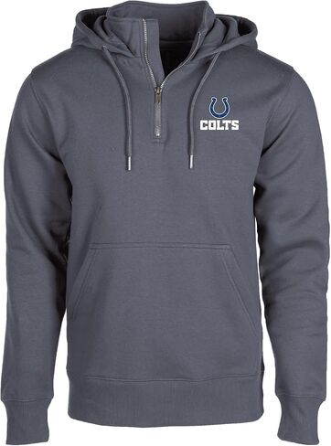 Dunbrooke Unisex Black Miami Dolphins Defender Quarter-Zip Hoodie in Saudi Arabia