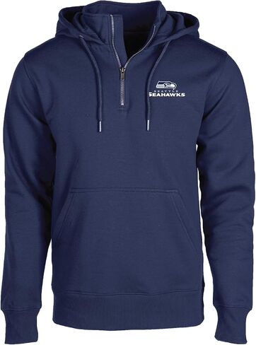 Dunbrooke Unisex Black Miami Dolphins Defender Quarter-Zip Hoodie in Saudi Arabia
