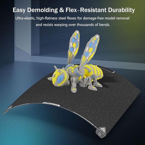 Creality K2 Plus لوحة البناء 370x370mm ورقة PEI مزخرفة الربيع الصلب المغناطيسي K2 Plus لوحة السرير لوحة البناء الأصلية لـ Creality K2 Plus in Kuwait
