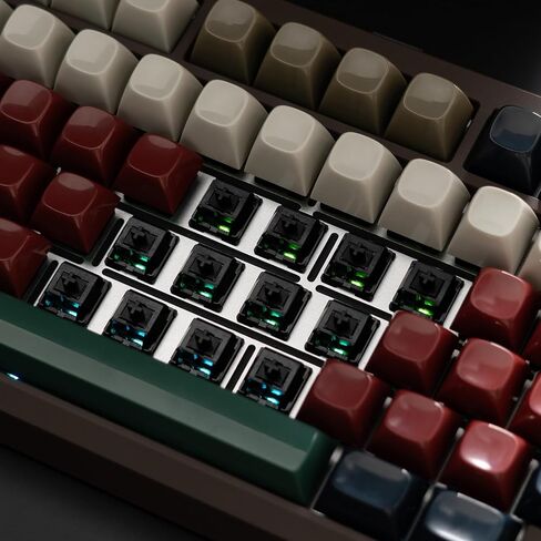 MELETRIX WS Arowana Black Mechanical Keyboard Switches, 35Pcs HMX Linear Switches Pre Lubed 5 Pins 57gf Key Switch for Mechanical Gaming Keyboard (Black) in Saudi Arabia