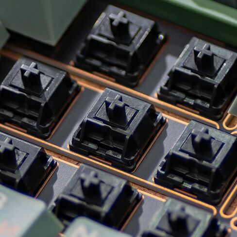 MELETRIX WS Arowana Black Mechanical Keyboard Switches, 35Pcs HMX Linear Switches Pre Lubed 5 Pins 57gf Key Switch for Mechanical Gaming Keyboard (Black) in Saudi Arabia
