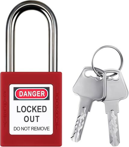 Landhoow 12 Set Lockout Tagout Locks Set, Safety Padlock, Loto Locks Keyed Differently Lock 2 Keys Per Lock Tag Out Padlocks for Electrical Lockout Tag Out Stations and Devices Kits (Green) in Saudi Arabia