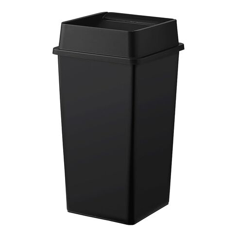 PRO&Family Commercial Trash Can - Large Square Can with Lid (50 Gallons, Blue) in Kuwait