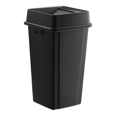 PRO&Family Commercial Trash Can - Large Square Can with Lid (50 Gallons, Blue) in Kuwait