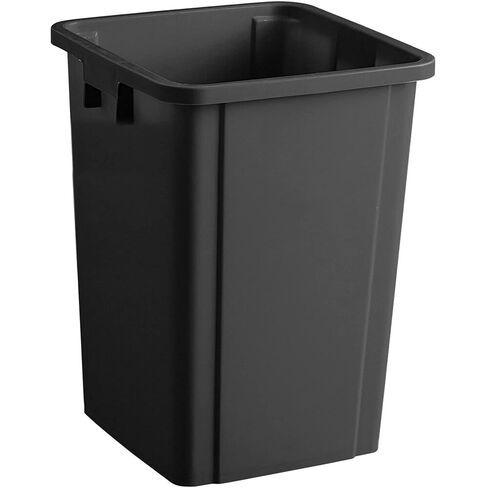 PRO&Family Commercial Trash Can - Large Square Can with Lid (50 Gallons, Blue) in Kuwait