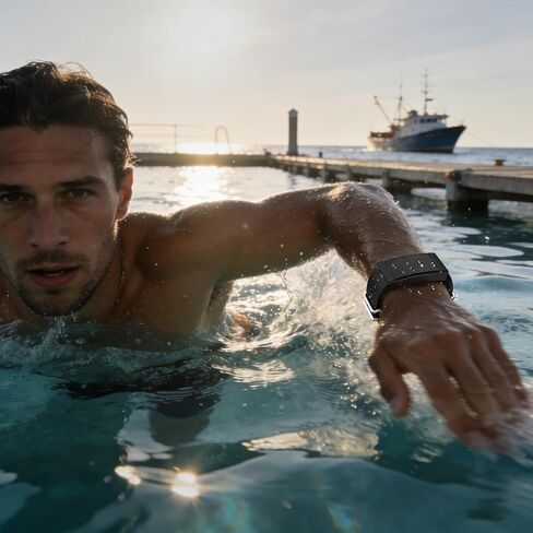 حزام سيليكون مع إطار غطاء واقي لحزام Amazfit Helio | سوار معصم بديل من قطعة واحدة | حزام رياضي مرن مقاوم للماء لجهاز تتبع حزام هيليو in Kuwait