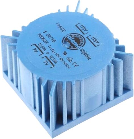 Double 7V 25W Square PCB Welding Plate Sealing Ring Cattle Ring Transformer 25VA in Saudi Arabia