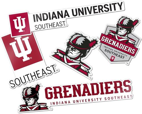 Desert Cactus Indiana University Southeast Sticker Sticker Vinyl Decals Laptop Water Bottle Car Scrapbook T2 (Type 2) in Saudi Arabia