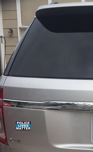 ملصق BOLDERGRAPHX 1089 Police Lives Matter بخط أزرق رفيع in Kuwait